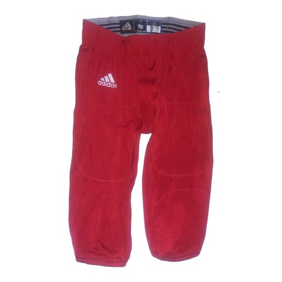 Adidas Press Coverage Football Pants Red/White Youth Size Medium NWT - Picture 1 of 10
